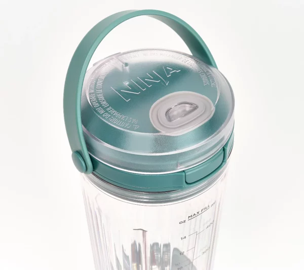 Ninja Blast 18-oz Portable Rechargeable Blender -Color: Aqua - Image 4