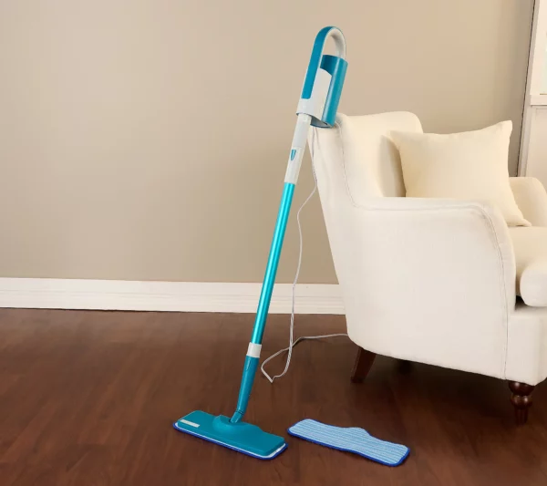 Teko Steam Mop with Handheld Feature and Accessories-Color: Teal Blue