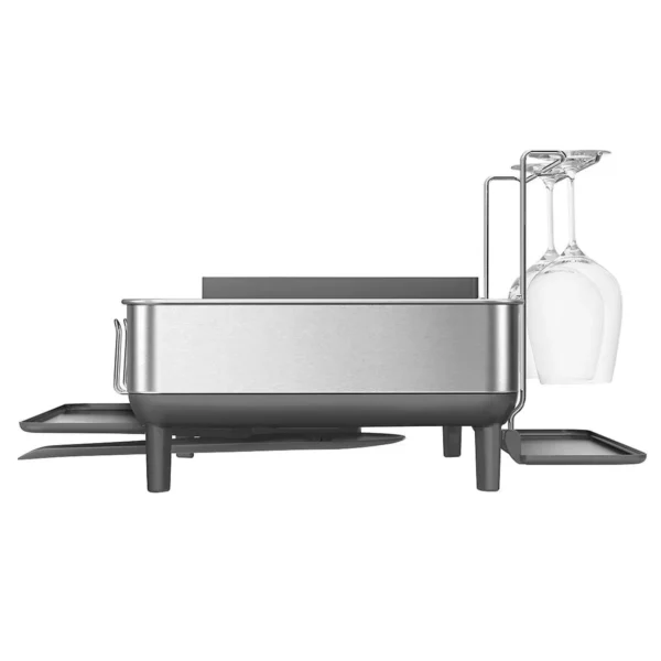 Simplehuman Large Steel-Frame Dish Rack Grey - Image 3