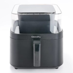 GreenPan 7Qt Ceramic Nonstick 360 Clear View Air Fryer