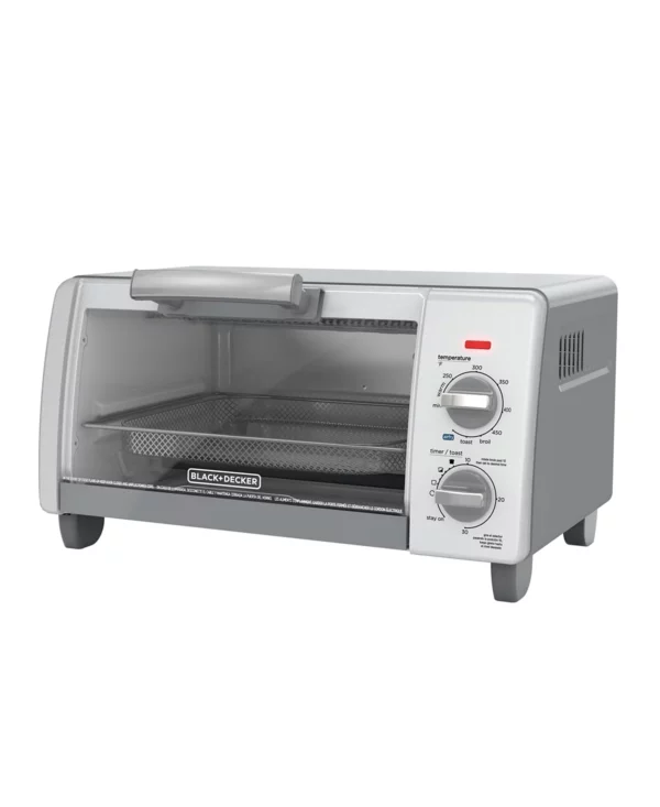 Black+Decker Crisp N' Bake Air Fry 4 Slice Toaster Oven TO1785SG - Image 3