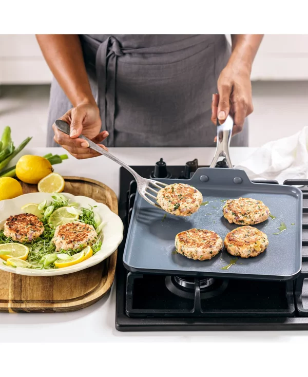 GreenPan Valencia Pro Healthy Ceramic 11" Nonstick Griddle - Image 3