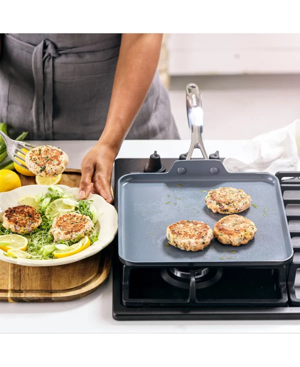GreenPan Valencia Pro Healthy Ceramic 11" Nonstick Griddle - Image 2