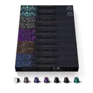 Nespresso Capsules OriginalLine , Best Seller Variety Pack, Dark Roast Espresso Coffee, 100-Count Espresso Pods