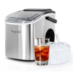 MegaChef 26 Pound Countertop Bullet Ice Maker