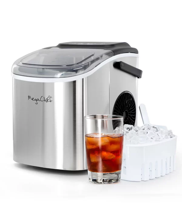 MegaChef 26 Pound Countertop Bullet Ice Maker