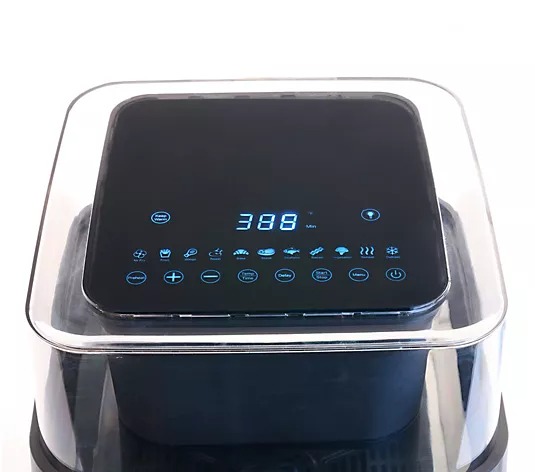 GreenPan 7Qt Ceramic Nonstick 360 Clear View Air Fryer - Image 3