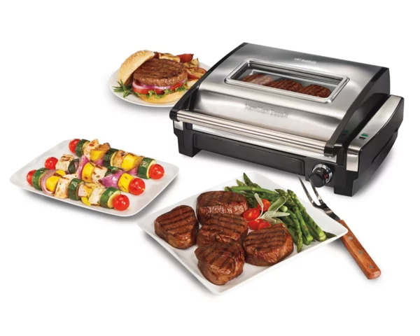Hamilton Beach Electric Indoor Searing Grill - 25361G - Image 3