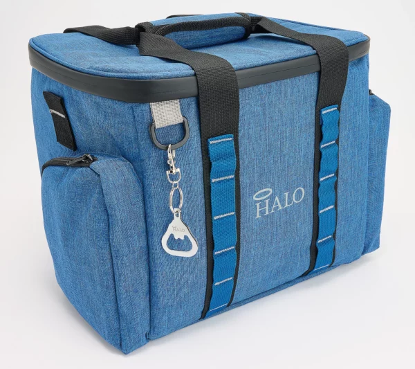 HALO Thermoelectric Hybrid Cooler and Heater Bag 15L Capacity - Blue