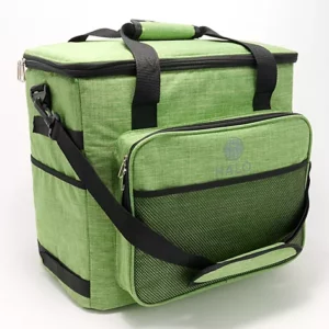 HALO 28L Capacity Thermoelectric Cooler & Heater Collapsible Bag - Green