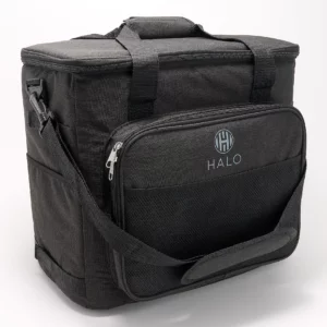 HALO 28L Capacity Thermoelectric Cooler & Heater Collapsible Bag - Black