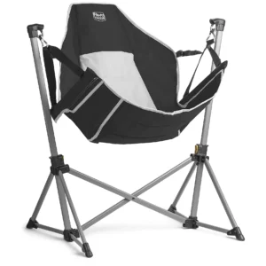 Timber Ridge Portable Folding Hammock Chair with Bag - Black