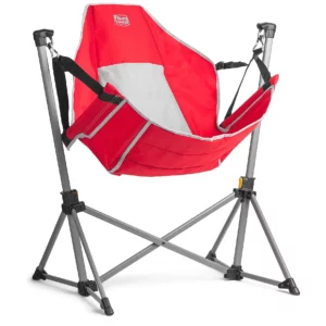 Timber Ridge Portable Folding Hammock Chair with Bag - Red