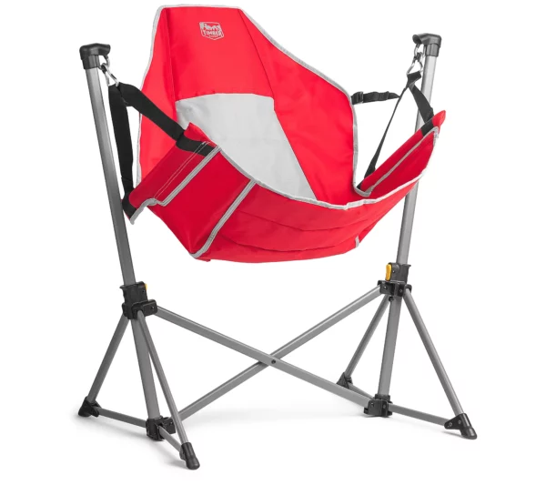 Timber Ridge Portable Folding Hammock Chair with Bag - Red