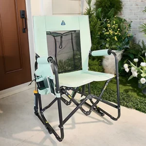 GCI Outdoor Pack Away Portable Rocking Chair - Pastel Green