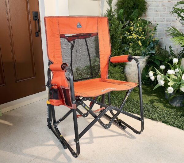 GCI Outdoor Pack Away Portable Rocking Chair - Burnt Red
