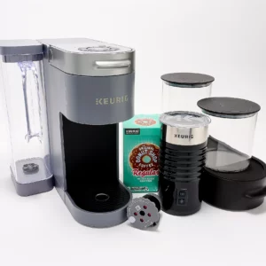 Keurig K-Supreme Coffeehouse Bundle w/K-Cups and Frother-Color: Gray