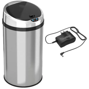 iTouchless 8-Gallon Round Trash Can