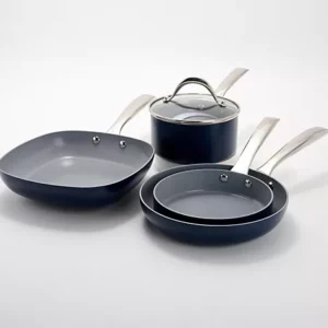 Technique 4-Pc Ceramic Nonstick Hard Anodized Mini Cookware Set