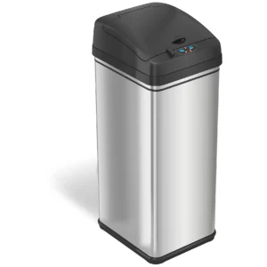 iTouchless 13-Gal Stainless Steel Pet-Proof Sensor Trash Can