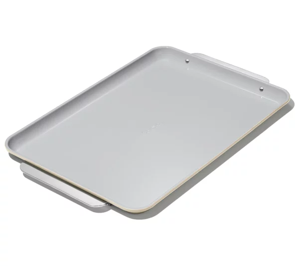 Caraway Home Non-Stick Ceramic Baking Sheet Duo - Cream