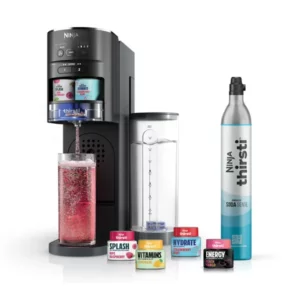 Ninja Thirsti Sparkling and Still Drink System w/ CO2 & Drops