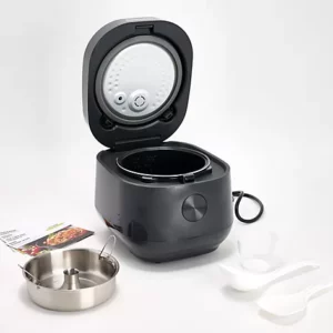 GreenPan Fuzzy Logic Carb Reducing 8 Cup Rice Cooker & Tools