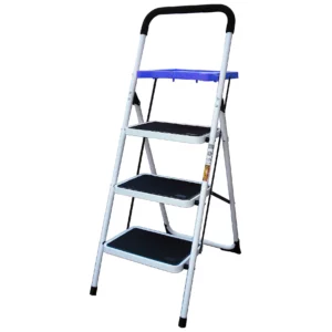 AmeriHome Three-Step Utility Stool With UtilityTray