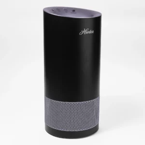 Hunter HP400 Tower Air Purifier w/ EcoSilver and HEPA Filtration - Black