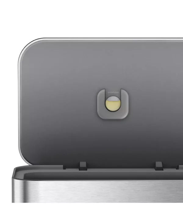 simplehuman Brushed Stainless Steel 45L Step Trash Can - Image 3