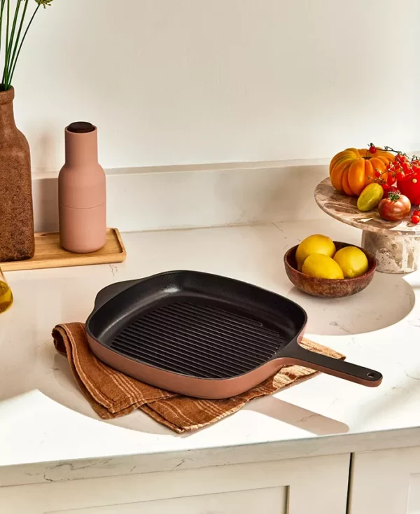 Caraway Enameled Cast Iron 10.5" Grill Pan - Image 2