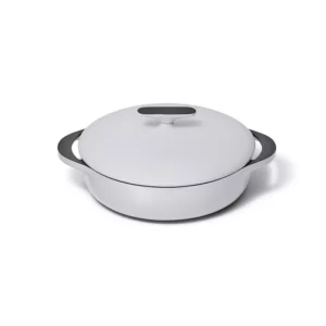 Caraway Cast Iron 3.5-Quart Braiser with Domed Lid