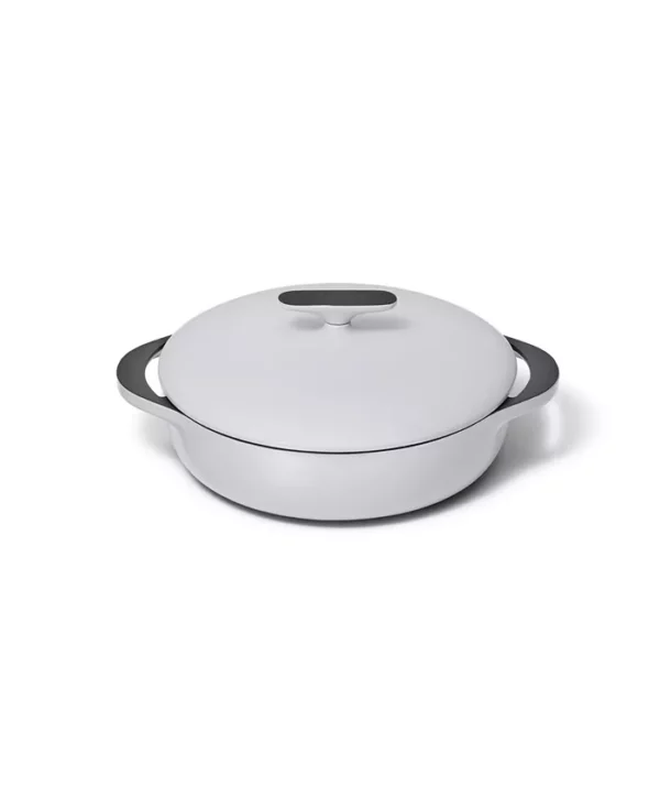 Caraway Cast Iron 3.5-Quart Braiser with Domed Lid