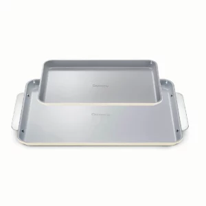 Caraway Nonstick Ceramic 2-Piece Baking Sheet Duo - Cream