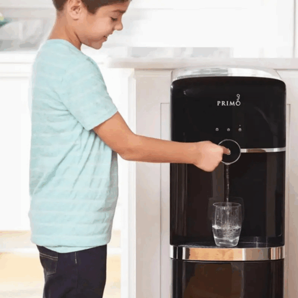 Primo Smart Touch Deluxe Bottom Loading Water Dispenser, Black - Image 2