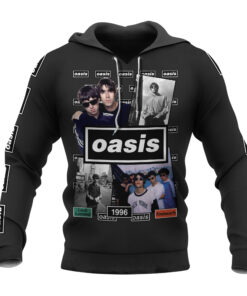 Alternative view of 1996 Oasis "Oasis" Album Music Classic White Unisex Jersey Reprint