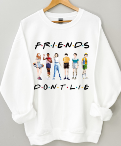 Alternative view of Men's Movies Poster Hoodie Sweatshirt Friends Don't Lie Graphic Printed Hoodie Coat