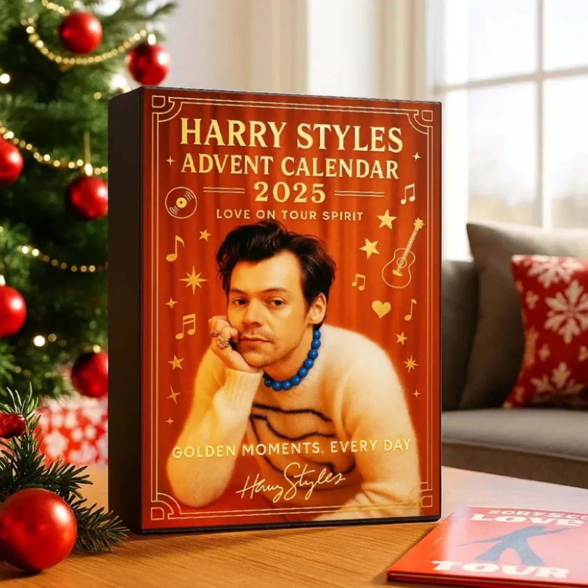 Harry Styles Advent Calendar 2025, Christmas Countdown Advent Calendar Gift Box With 24 Acrylic Ornaments - Image 3