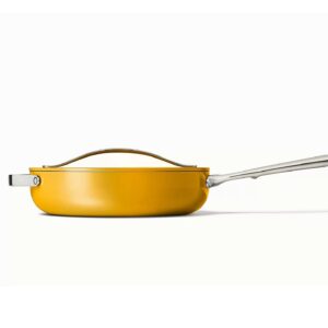 Caraway Home Non-Stick Ceramic Saute Pan, Marigold