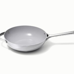 Caraway 12" Nonstick Ceramic Stir Fry Pan, Grey