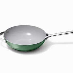 Caraway 12" Nonstick Ceramic Stir Fry Pan, Sage
