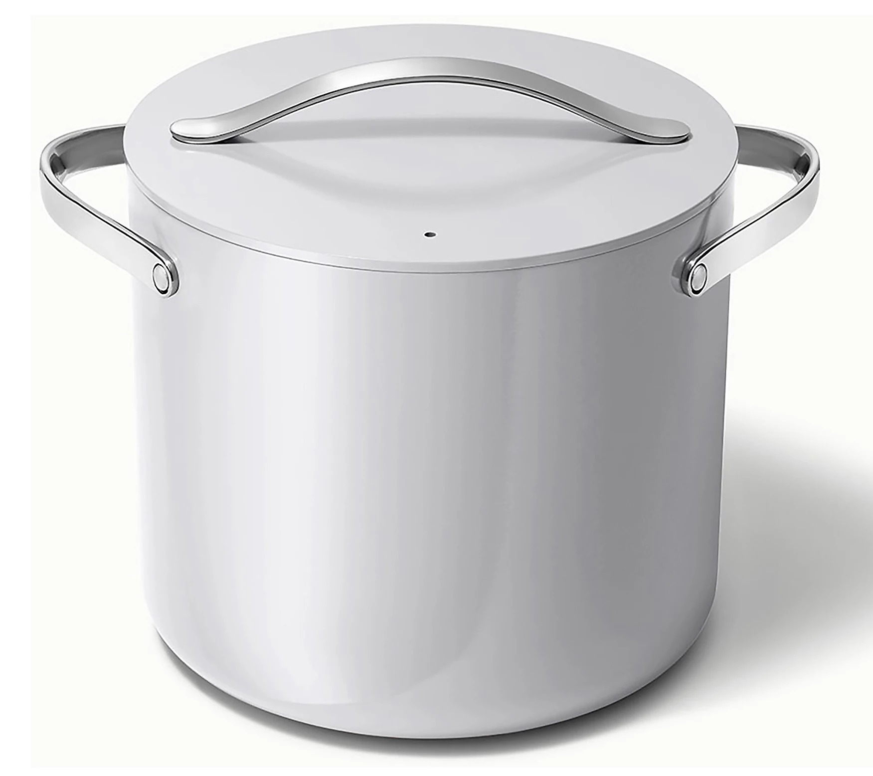 Caraway 12qt Nonstick Ceramic Stockpot with Lid, Grey