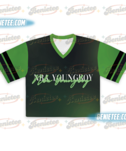 Alternative view of NBA YoungBoy Make America Slime Again Tour 2025 Croptop Football
