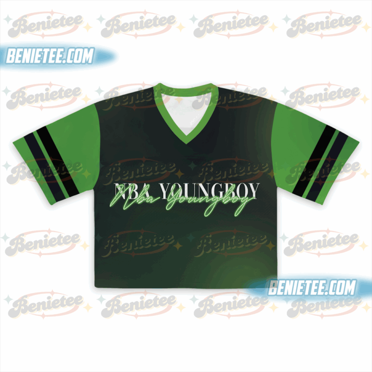 Alternative view of NBA YoungBoy Make America Slime Again Tour 2025 Croptop Football