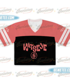 Alternative view of Katseye Merch Touch Illustration Football Croptop