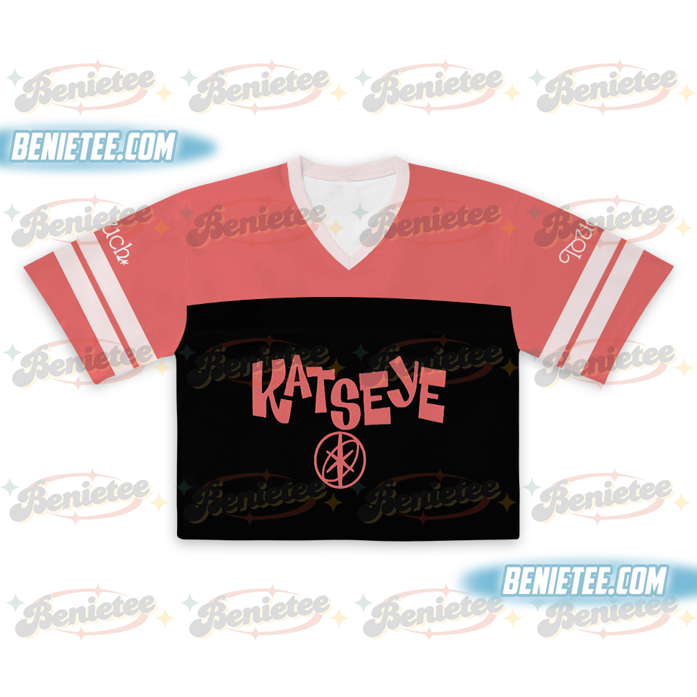 Katseye Merch Touch Illustration Football Croptop - Image 2