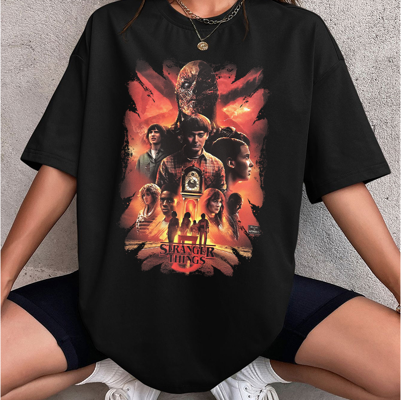 Stranger Things 5 Poster Shirt Stranger Things Characters Sweatshirt Final Season - Image 4