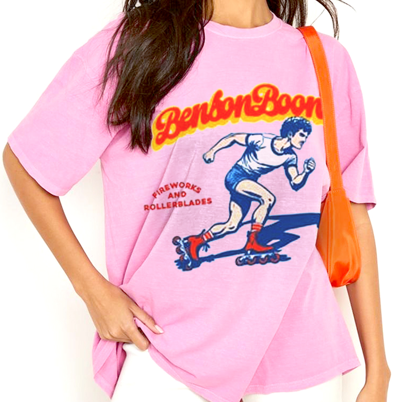 Benson Boone Shirt, Fireworks and Rollerblades T-Shirt, Beautiful Things, BB Tour Merch, BBoone Fan Shirt - Image 7