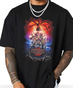 Stranger Things Group Shot Poster Fade T-Shirt, Stranger Things Group Shot Poster Fade Sweatshirt, Hoodie