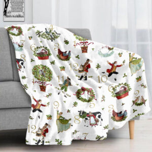 12 Days Of Christmas Blanket
